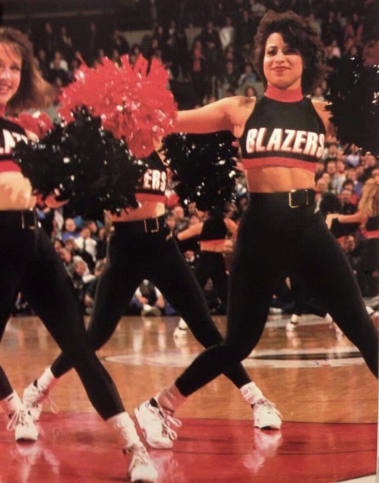 Michelle Burch, Portland Trail Blazers Dancer and Senior Manager of Performance Teams, honoring her Albina roots and uplifting the Portland community through dance and leadership.