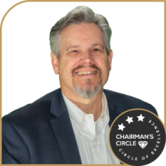 Mark Irwin – Distinguished Mortgage Specialist Mark Irwin professional headshot with Chairman's Circle badge